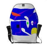 Blue Square messenger bags