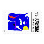 Blue Square stamps