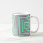 Blue-Squared Mug mugs