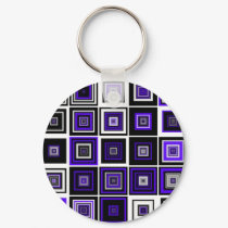Blue Squares keychains by cshphotos Blue Squares keychains