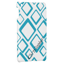 Blue Squares on White iPad Mini Case Template ipad mini cases