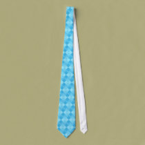 Blue Squares Tie