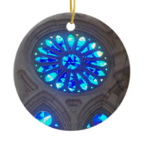 Blue Stained Glass Ornaments