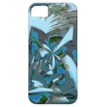 Blue Star Abstract Case for iPhone 5 iPhone 5 Cover
