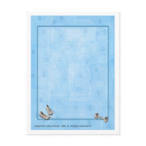 Blue Star Baby Postcard