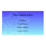 Blue Star Business Card Template