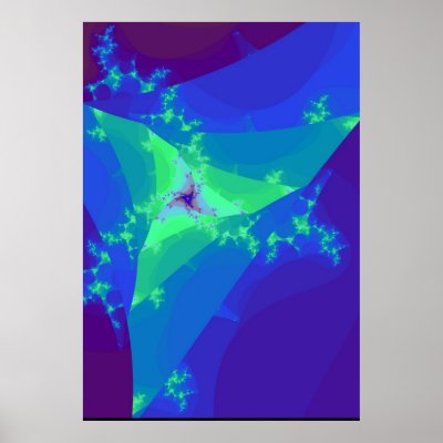 Blue Star Dancer Print by MarkoMarko