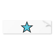 Blue Star design! Bumper Sticker
