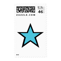 Blue Star design! Postage Stamps
