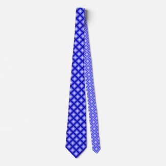Blue Star Diamond Geometrical Tie