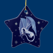 Blue Star Dragon ornaments