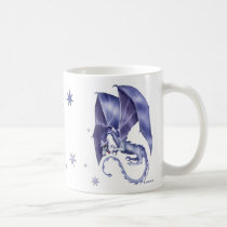 Blue Star Dragon Mug mugs