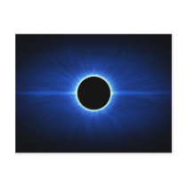 Blue Star Eclipse postcards