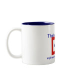 Show off your Blue Star Flag pride in the morning with this two tone Blue Star Flag coffee mug. Blue Star Flag Coffee Mug