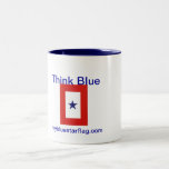 Blue Star Flag Coffee Mug