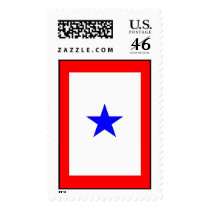 Blue Star Flag Show Support for Loved-ones Serving postage by panshovel Blue Star Flag Show Support for Loved-ones Serving postage