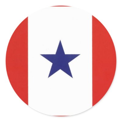 Blue Star Flag Sticker by MyBlueStarFlag