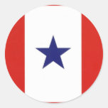 Blue Star Flag Sticker