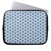 Blue Star flower pattern laptop sleeve laptop sleeves