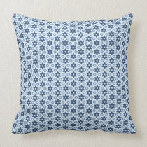 Blue Star flower pattern pillow cushion pillows