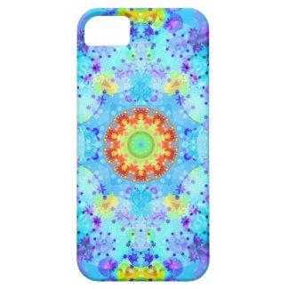 Blue Star Hippy Mandala Patterned iPhone 5 Covers