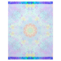 Blue Star Hippy Mandala Patterned Customized Letterhead