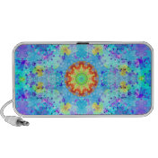 Blue Star Hippy Mandala Patterned Portable Speaker