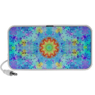 Blue Star Hippy Mandala Patterned