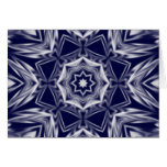 Blue Star Kaleidoscope Card