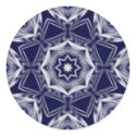 Blue Star Kaleidoscope stickers