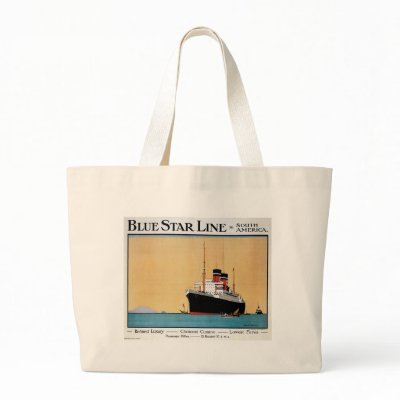 Blue Star Liner Bags by RetroCommunications