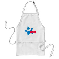 Blue Star MOM - Apron by cycreation Blue Star MOM - Apron