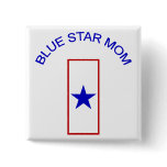 Blue Star Mom Button
