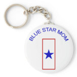 Blue Star Mom Key Chain