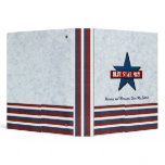 Blue Star Mom Memory Book 3 Ring Binders