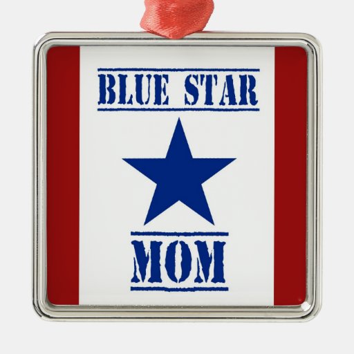 Blue Star Mom Military Christmas Ornament