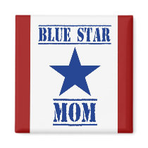 Blue Star Mom Military Magnets