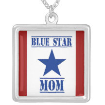 Blue Star Mom Military Pendant