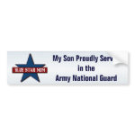 Blue Star Mom - Son in Army National Guard Bumper Stickers