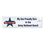 Blue Star Mom -  Son in Army National Guard bumper stickers
