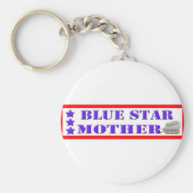 Blue Star Mother - 3 Stars Keychain