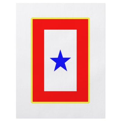 Blue Star Mother Flyer Design by Mustang_Lady