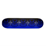Blue Star pentagram Skate Boards