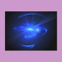 Blue Star Postcard