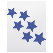 blue star rain icon letterhead