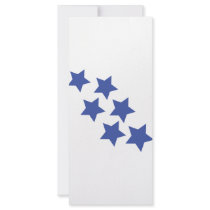 blue star rain icon rack cards