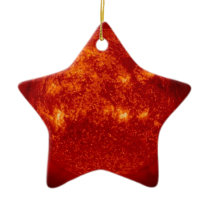 BLUE Star RED Star Ornament