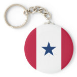 Blue Star Service, United States flag Keychain
