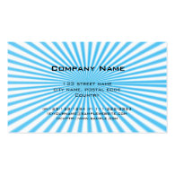 blue starbust cool business card. business cards
