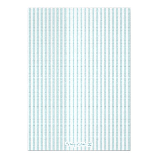 Blue Starfish Bridal Shower Invitations